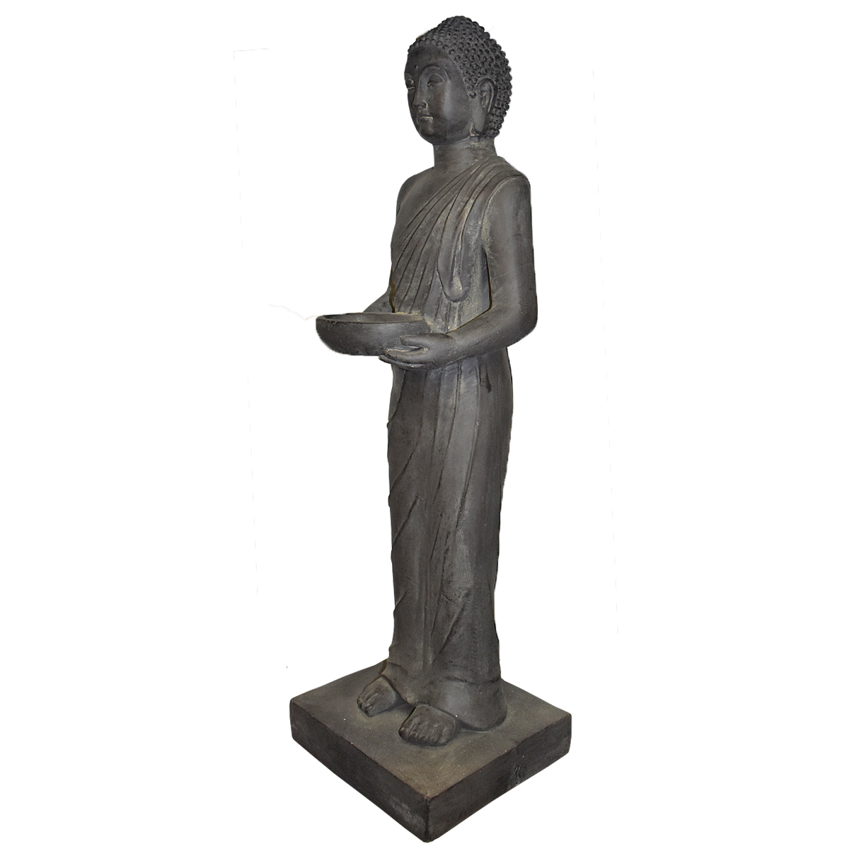 Buddha Kwan Yin stehend mit Schale Höhe: 66 cm